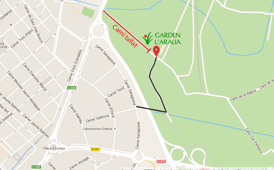 Accés Poligon Les Salines Tanatori Sant Boi